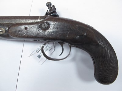 Lot 790 - 19th Century Flintlock pistol with octagonal...