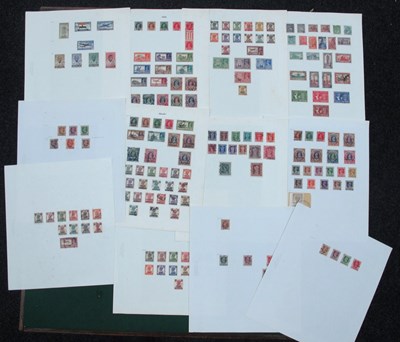 Lot 614 - Stamps; A collection of used King George VI...