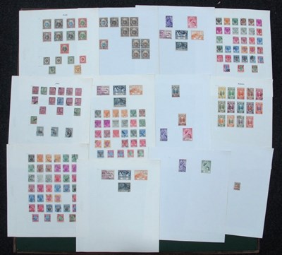 Lot 615 - Stamps; A collection of used King George VI...