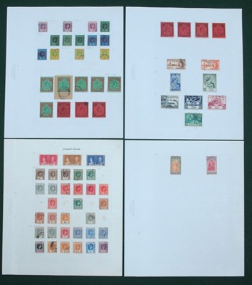 Lot 618 - Stamps; A collection of used King George VI...