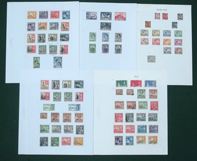 Lot 620 - Stamps; A collection of used King George VI...