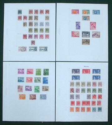 Lot 621 - Stamps; A collection of used King George VI...