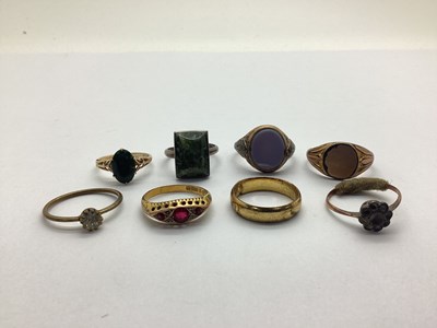 Lot 241 - A Collection of Dress Rings, including...