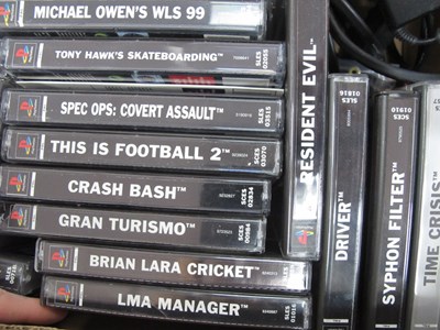 Lot 613 - An original Sony PlayStation (PS1) gaming...