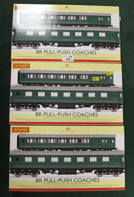 Lot 478 - Three Hornby "OO" Gauge/4mm BR "Pull-Push" Two...
