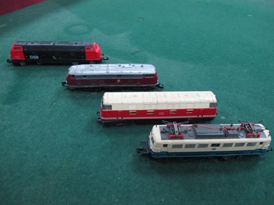 Lot 563 - Four 'N' Gauge Continental Outline Unboxed...