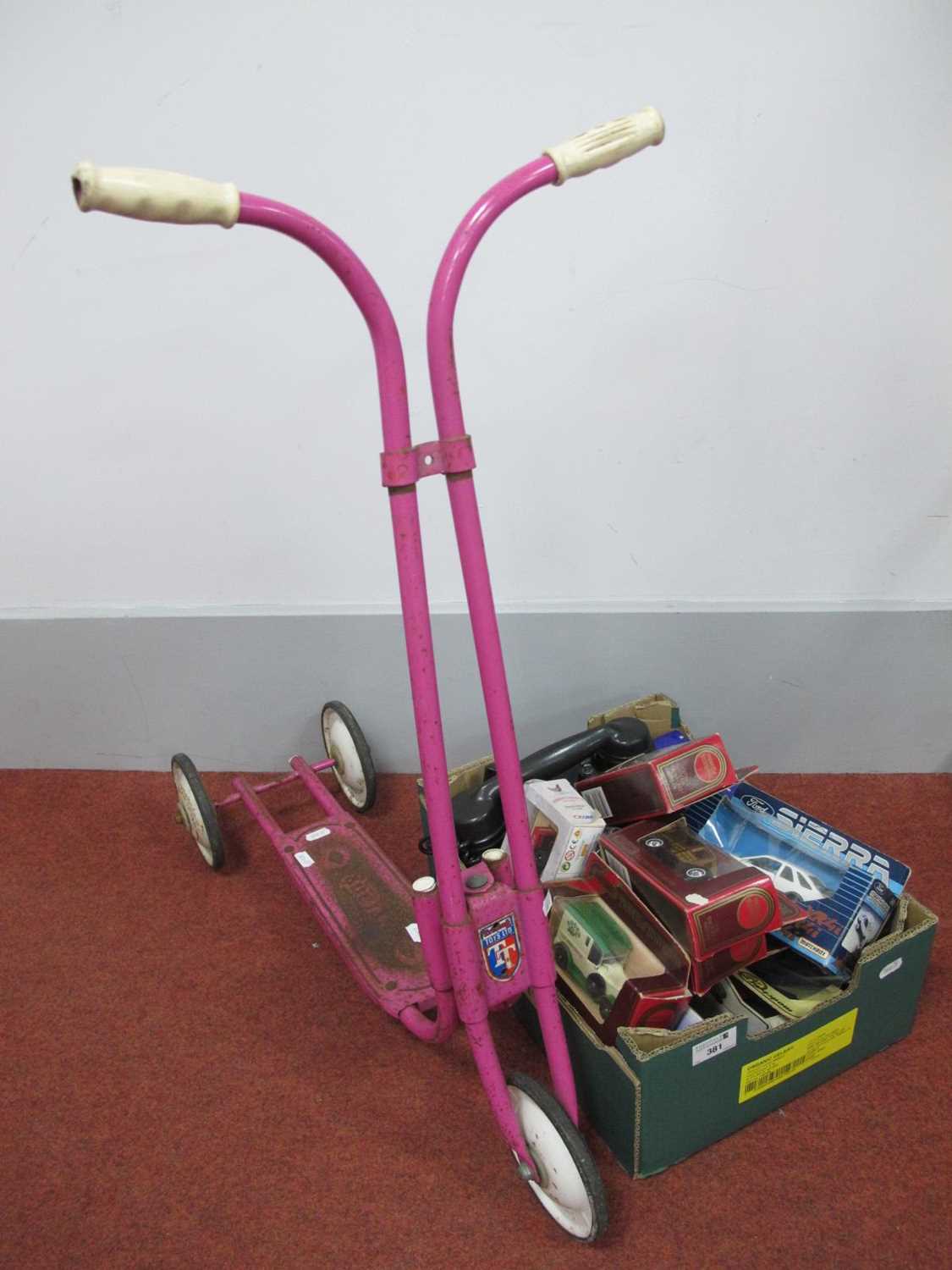 Lot 381 - A Mid 20th Century Child's Scooter by Triang...