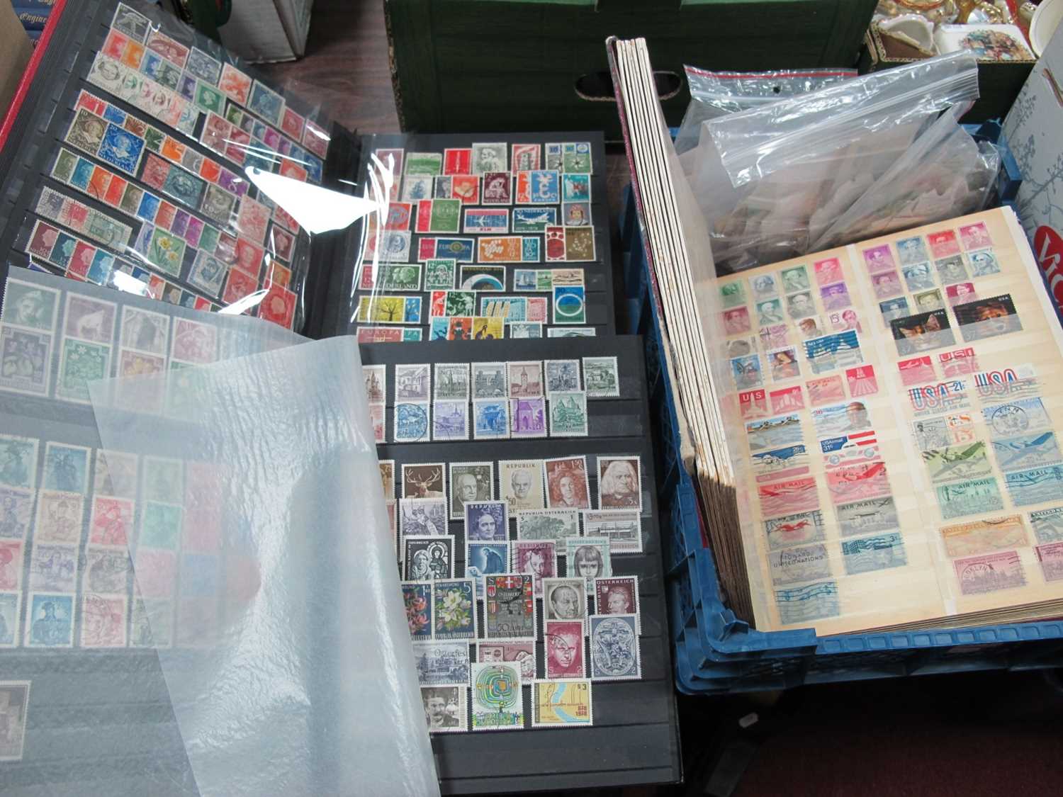 Lot 1119 - Stamps; Two albums of European mint and used...