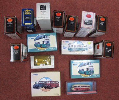 Lot 421 - Four Corgi Boxed 1:76 Scale Coach/Bus Diecast...