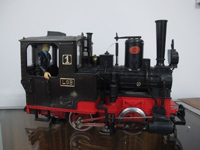 Lot 596 - A L.G.B 'G' Gauge Ref No 2010 0-4-0 Steam Tank...