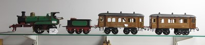 Lot 626 - An early XX Century clockwork 4-4-0 locomotive...