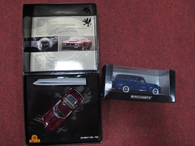 Lot 592 - Two 1:43 Scale Diecast Model Vehicles by...