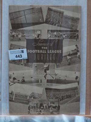 Lot 443 - 1938-9 Rotherham United Football League...
