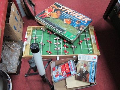 Lot 1141 - Toys and games to include table football,...