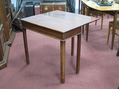 Lot 1640 - Late XVIII Century Mahogany Tea Table, with a...