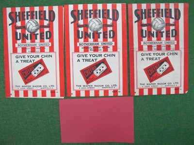 Lot 592 - Sheffield United v. Rotherham United 1944-5...