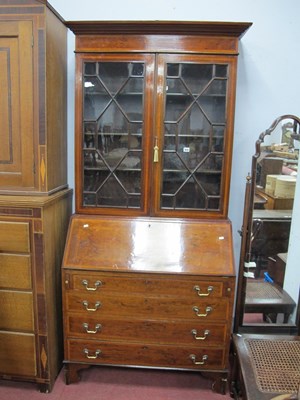 Lot 1678 - Early XX Century Mahogany Inlaid Bureau...