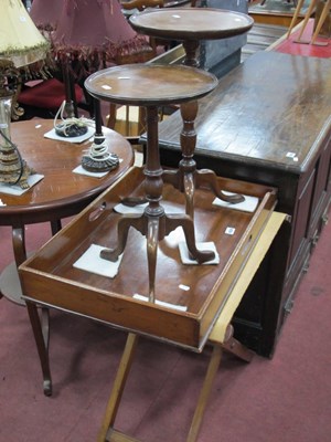 Lot 1656 - XIX Century Mahogany Butlers Tray, on X shaped...