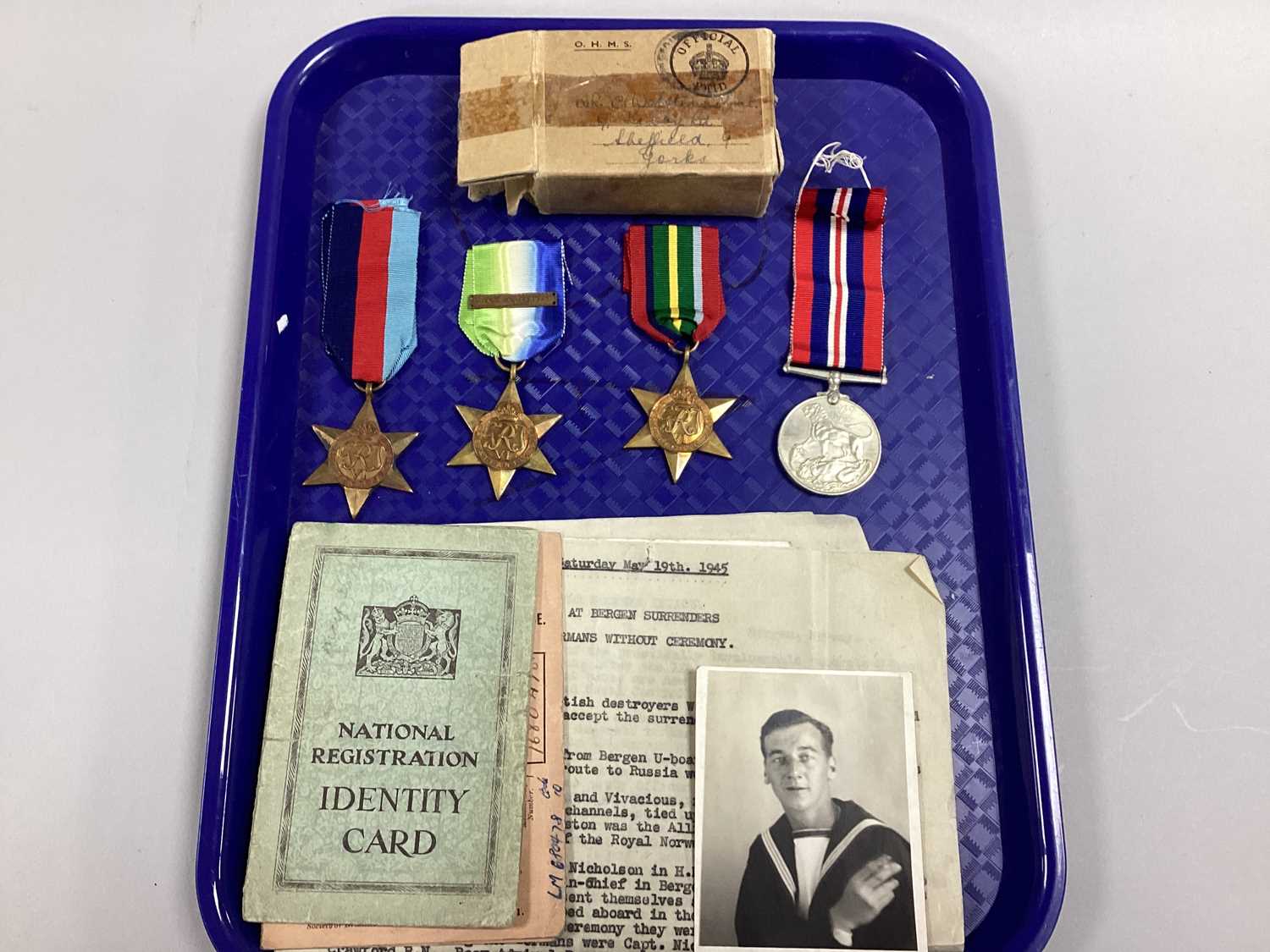 Lot 848 - WW2 Royal Navy Sheffield Wolstenholme Family...