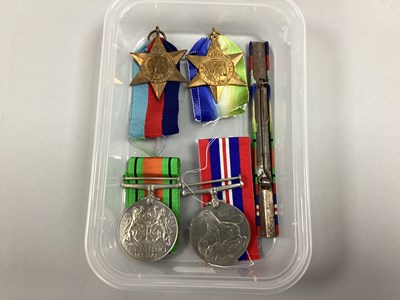 Lot 838 - WW2 British Medals and a Medal Bar, including...