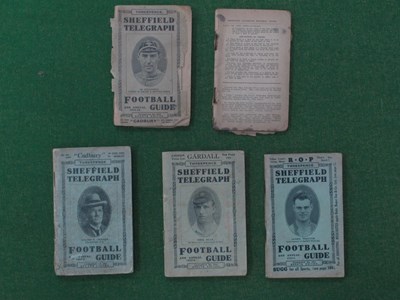 Lot 675 - Sheffield Telegraph Football Guides, 1923-4...