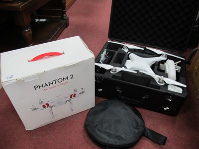 Lot 1181 - Phantom 2 drone (cased) with instructions and...